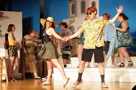 Lemoore High School Performance Studies program takes on ambitious "Mamma Mia," popular musical inspired by ABBA